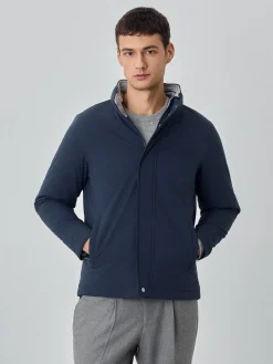 Discount Bomber Jacket With Zip Pockets And Double Zipper Blusões