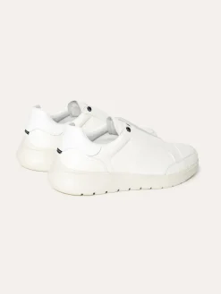 Sale Casual Sneakers in Premium Leather with Elastic Fastening Sneakers