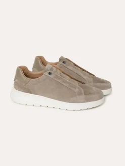 New Casual Sneakers in Premium Suede with Elastic Fastening Sneakers