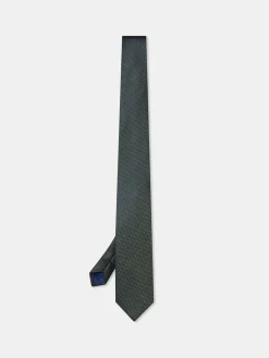 New Checkered Pattern Tie 100% Silk 7,5cm Gravatas