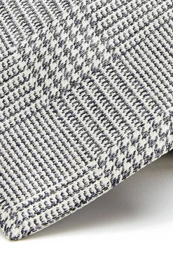 New Checkered Pattern Tie 100% Silk 7cm Gravatas