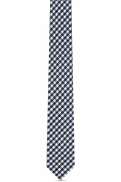 Best Checkered Pattern Tie 100% Silk 7cm Gravatas