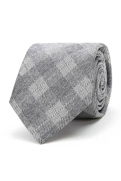 Best Checkered Pattern Tie 100% Silk 8cm Gravatas