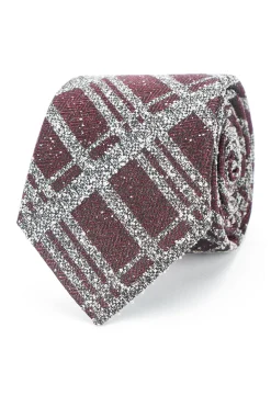 Best Checkered Pattern Tie 100% Silk 8cm Gravatas