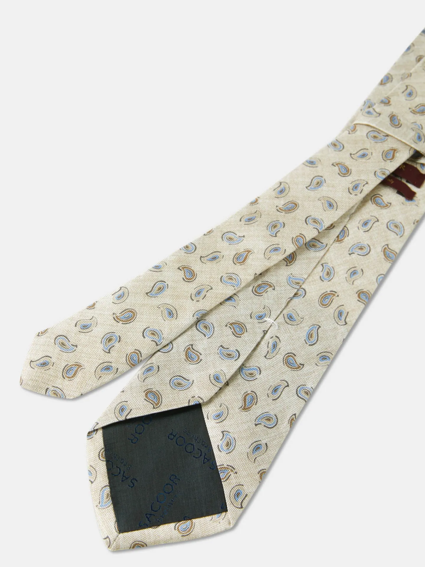 Online Cornucopia Pattern Tie 100% Silk 8cm Gravatas