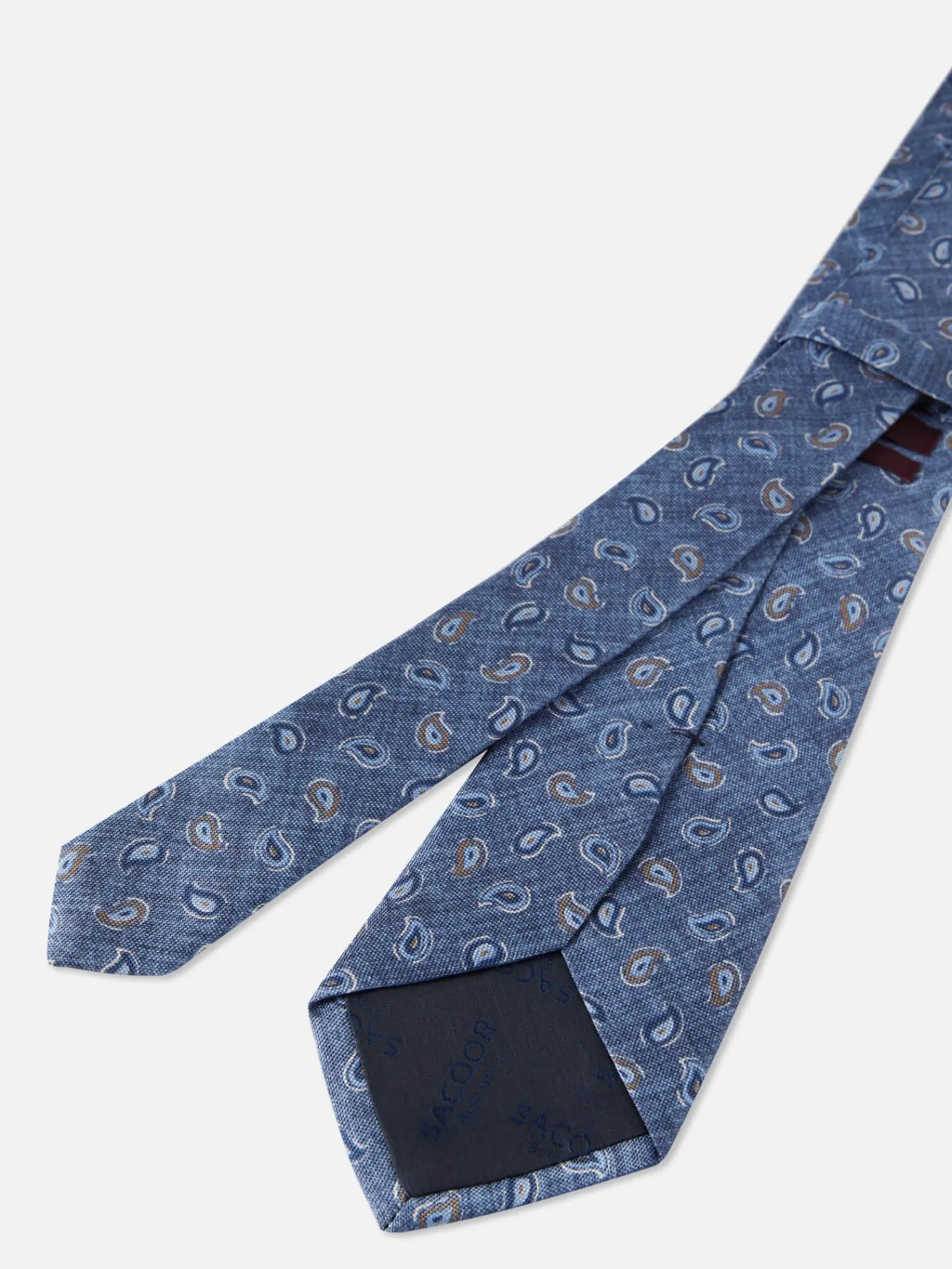 Online Cornucopia Pattern Tie 100% Silk 8cm Gravatas