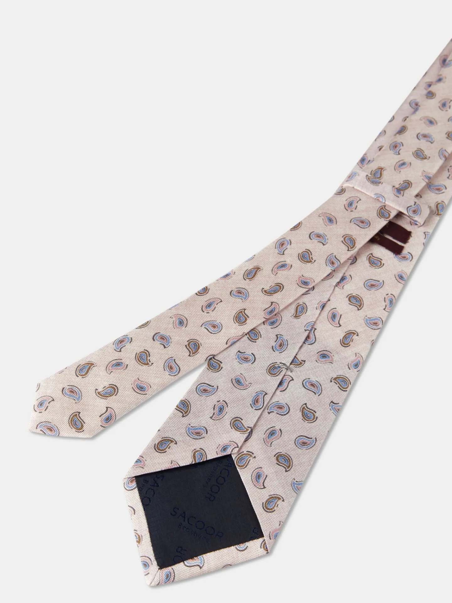 Online Cornucopia Pattern Tie 100% Silk 8cm Gravatas