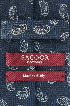Clearance Cornucopia Pattern Tie 100% Silk 8cm Gravatas