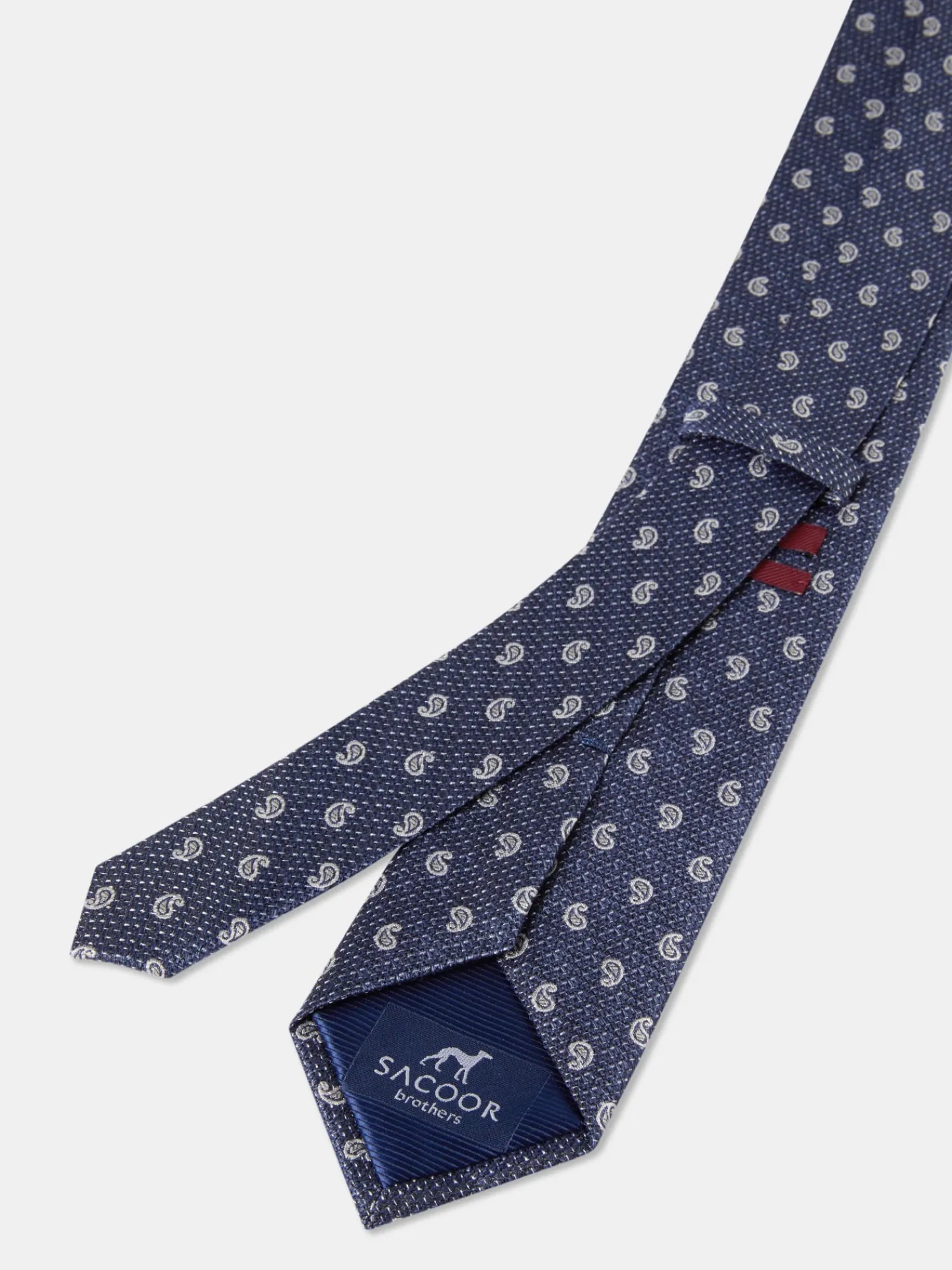 Clearance Cornucopia Pattern Tie 100% Silk 7,5cm Gravatas