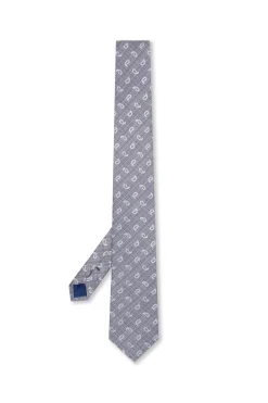 Hot Cornucopia Pattern Tie 100% Silk 7,5cm Gravatas