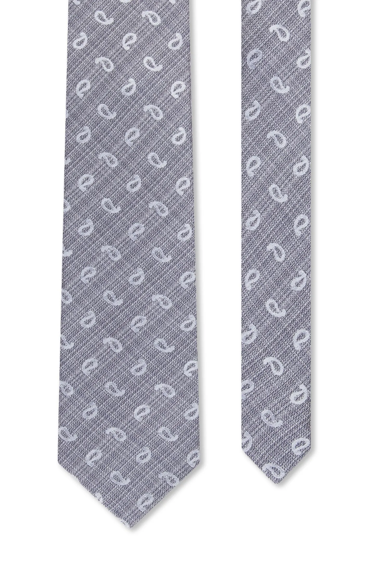 Hot Cornucopia Pattern Tie 100% Silk 7,5cm Gravatas