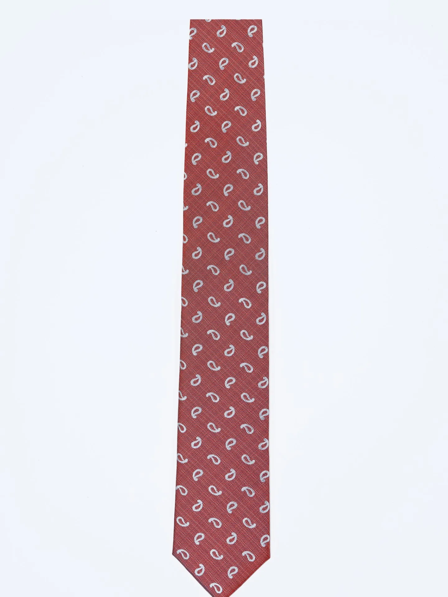 Hot Cornucopia Pattern Tie 100% Silk 7,5cm Gravatas