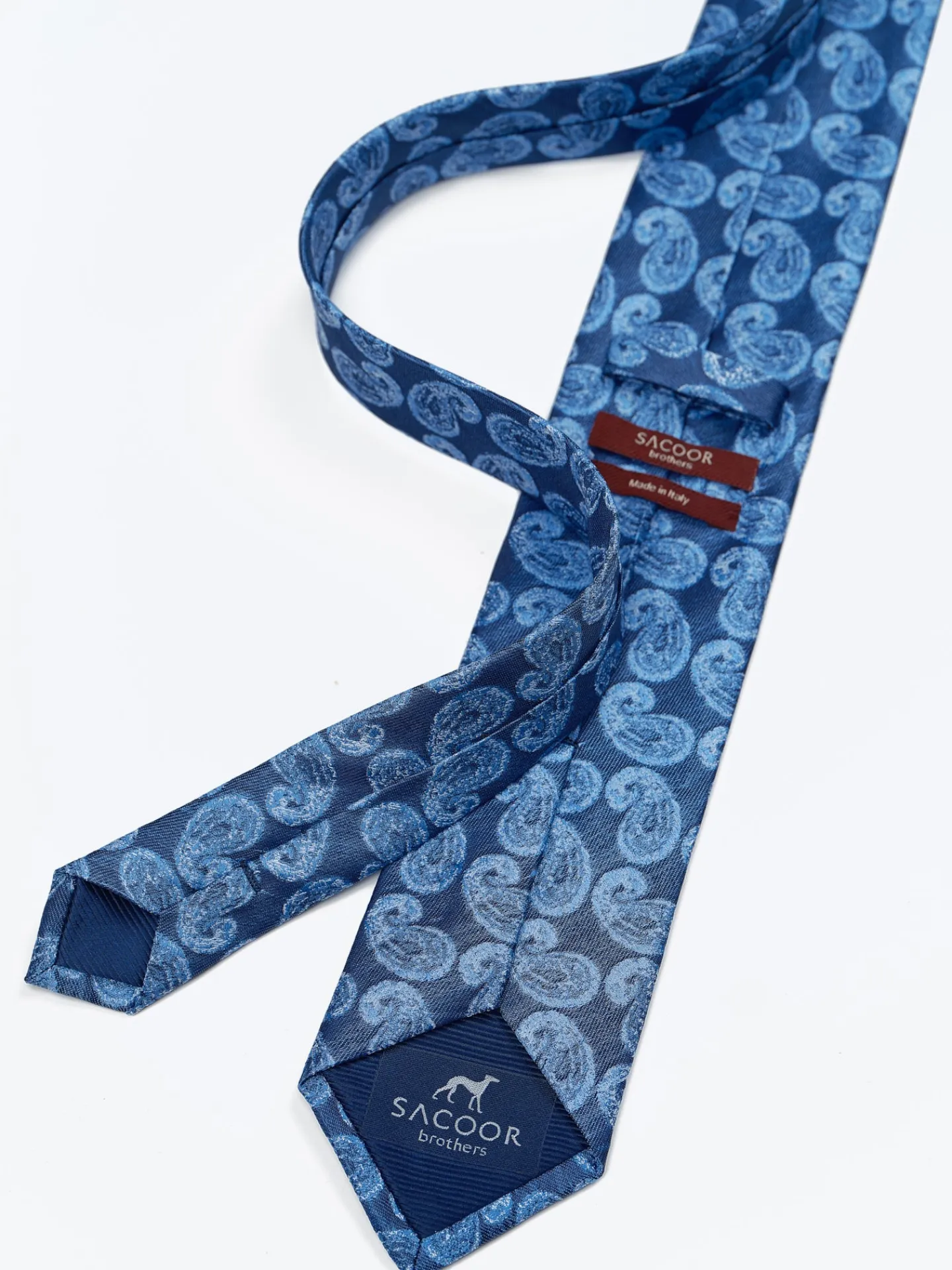 Hot Cornucopia Pattern Tie 100% Silk 7,5cm Gravatas