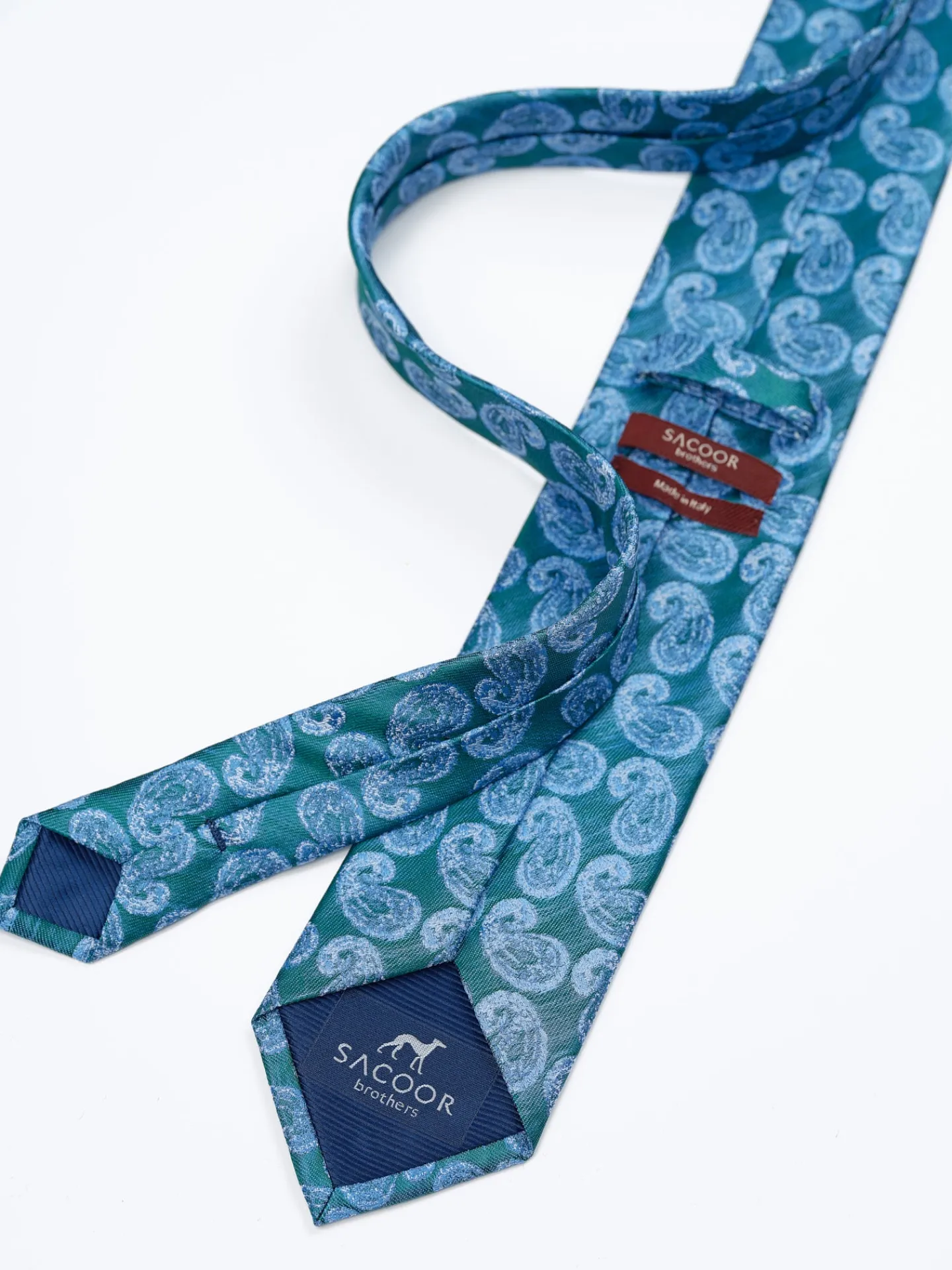 Hot Cornucopia Pattern Tie 100% Silk 7,5cm Gravatas