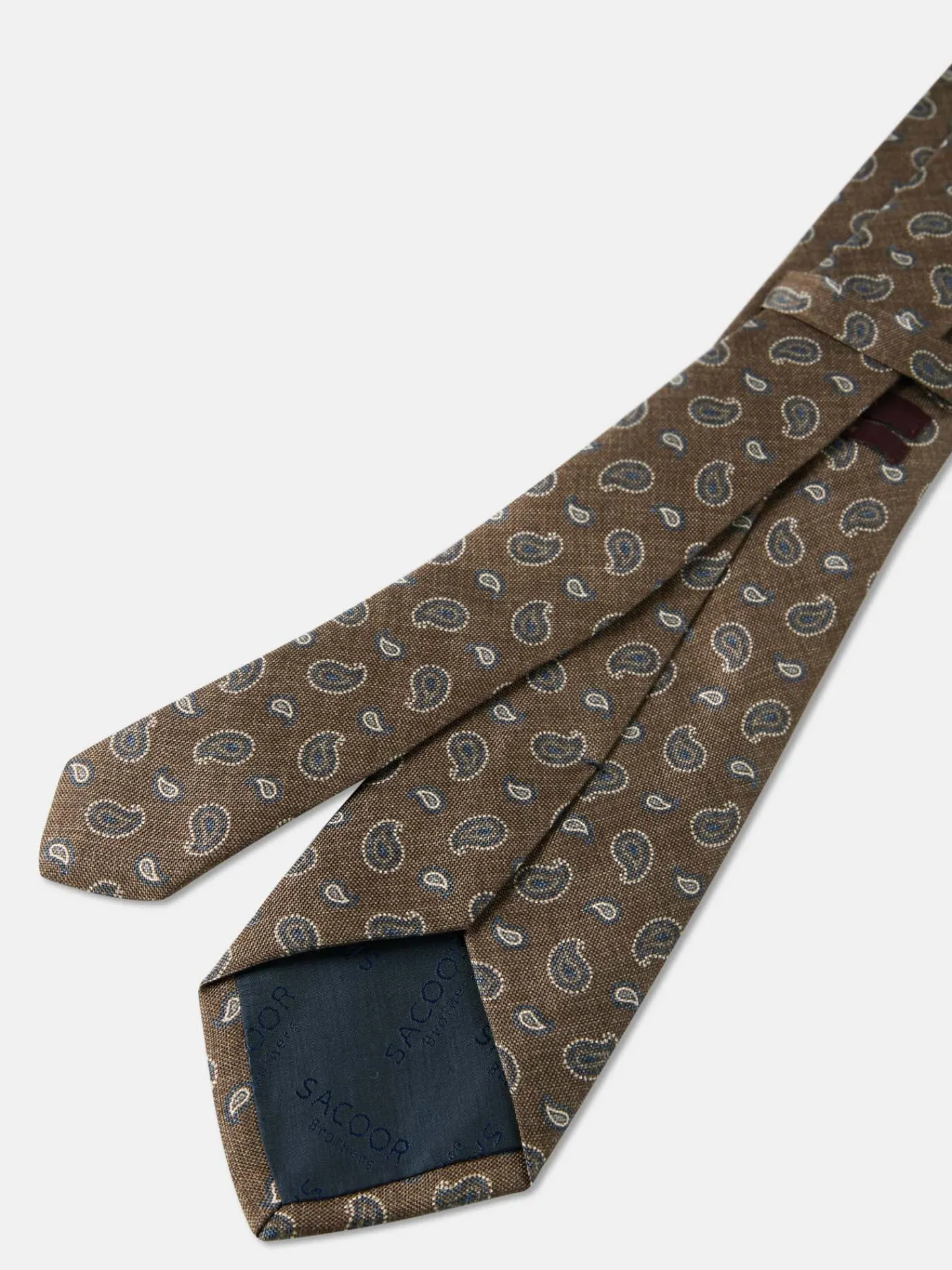 Outlet Cornucopia Pattern Tie 100% Silk 8cm Gravatas