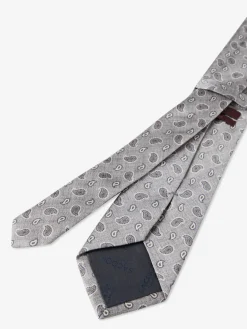 Outlet Cornucopia Pattern Tie 100% Silk 8cm Gravatas