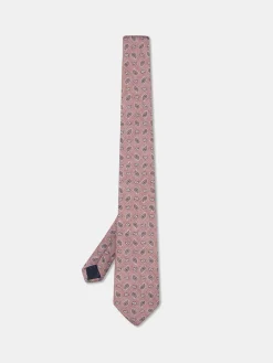 Outlet Cornucopia Pattern Tie 100% Silk 8cm Gravatas