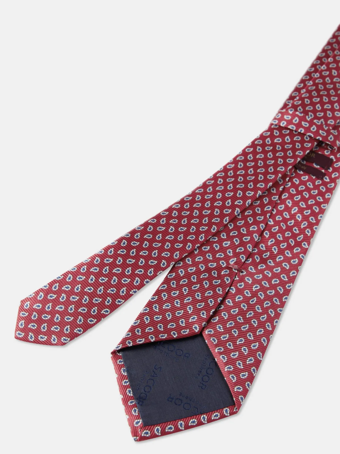 Outlet Cornucopia Pattern Tie 100% Silk 8cm Gravatas