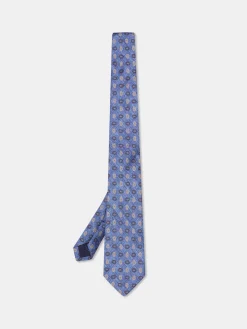 Clearance Cornucopia Pattern Tie 100% Silk 8cm Gravatas