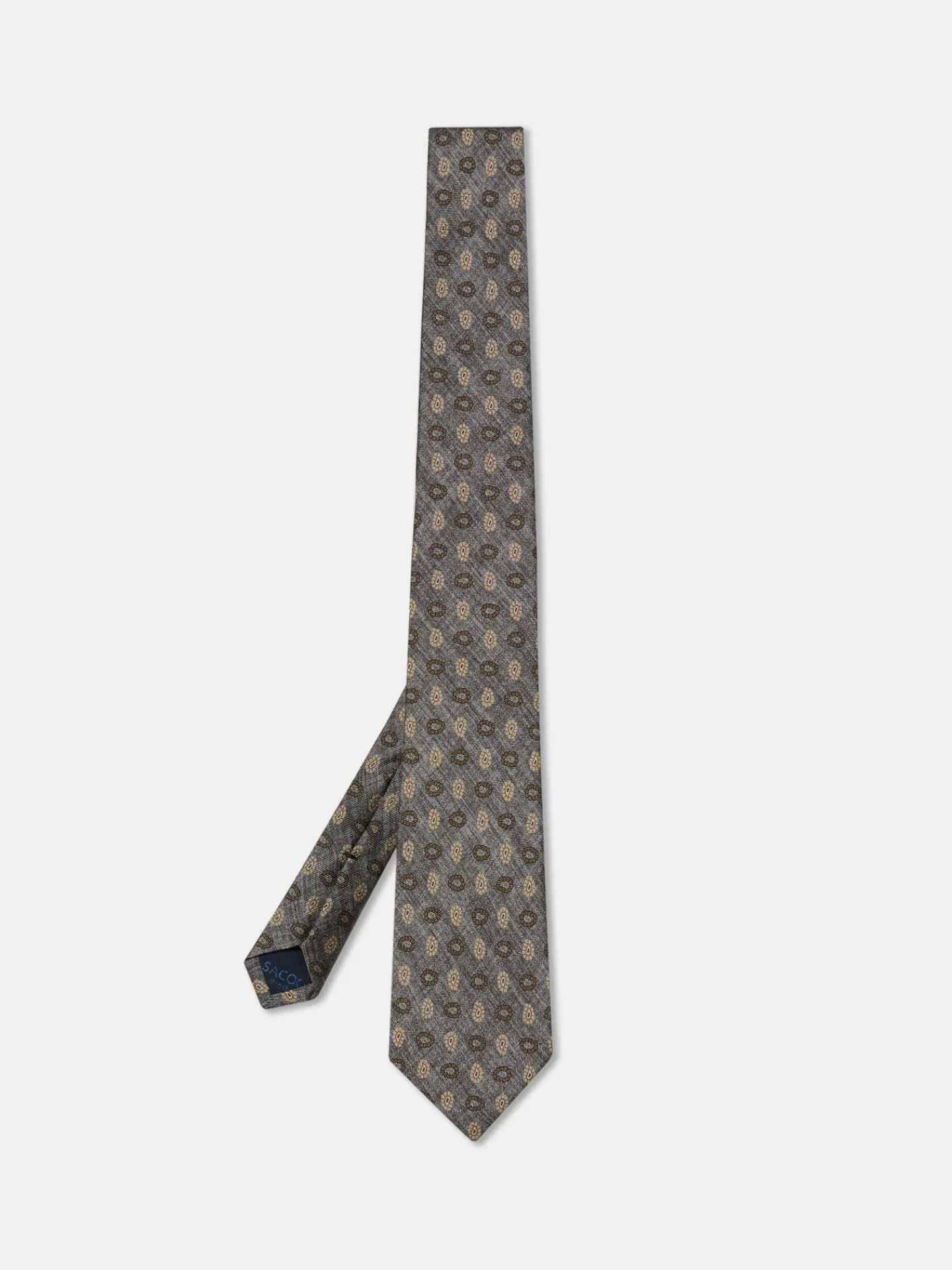 Clearance Cornucopia Pattern Tie 100% Silk 8cm Gravatas