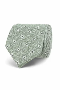 Sale Cornucopia Pattern Tie 100% Silk 7cm Gravatas