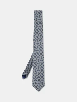 Sale Cornucopia Pattern Tie 100% Silk 7,5cm Gravatas