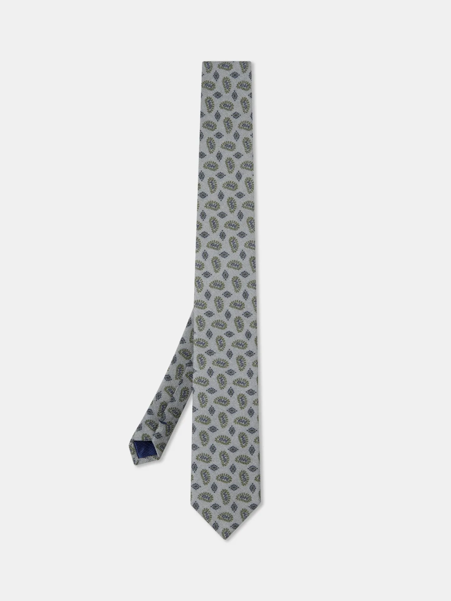 Sale Cornucopia Pattern Tie 100% Silk 7,5cm Gravatas