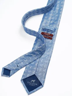 Discount Cornucopia Pattern Tie 100% Silk 7,5cm Gravatas