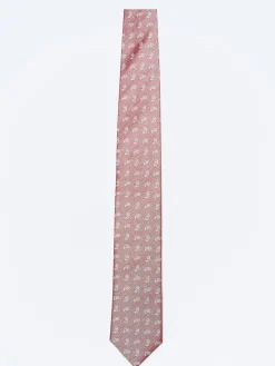 Discount Cornucopia Pattern Tie 100% Silk 7,5cm Gravatas
