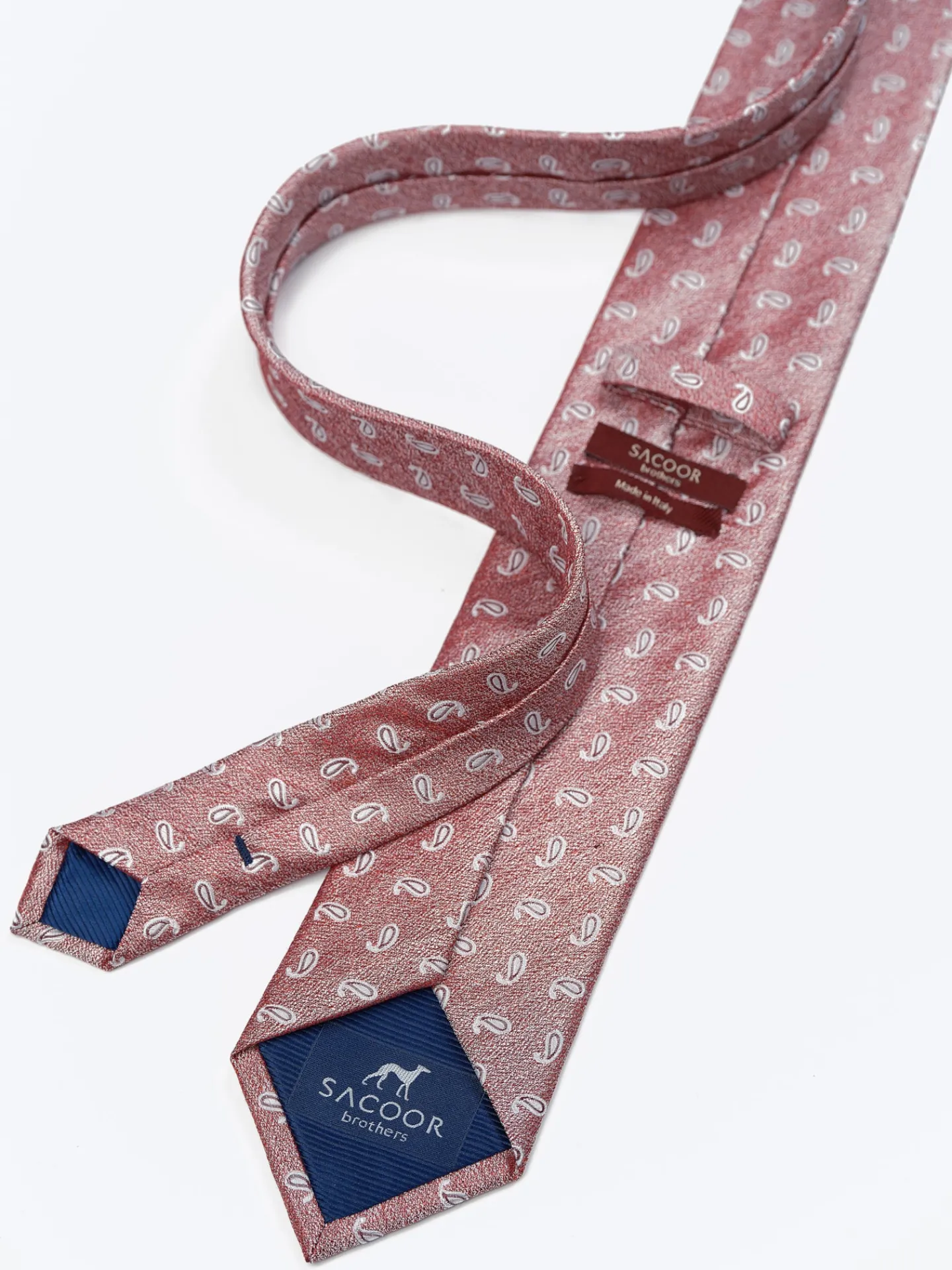 Discount Cornucopia Pattern Tie 100% Silk 7,5cm Gravatas