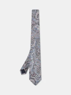 New Cornucopia Pattern Tie 100% Silk 8cm Gravatas