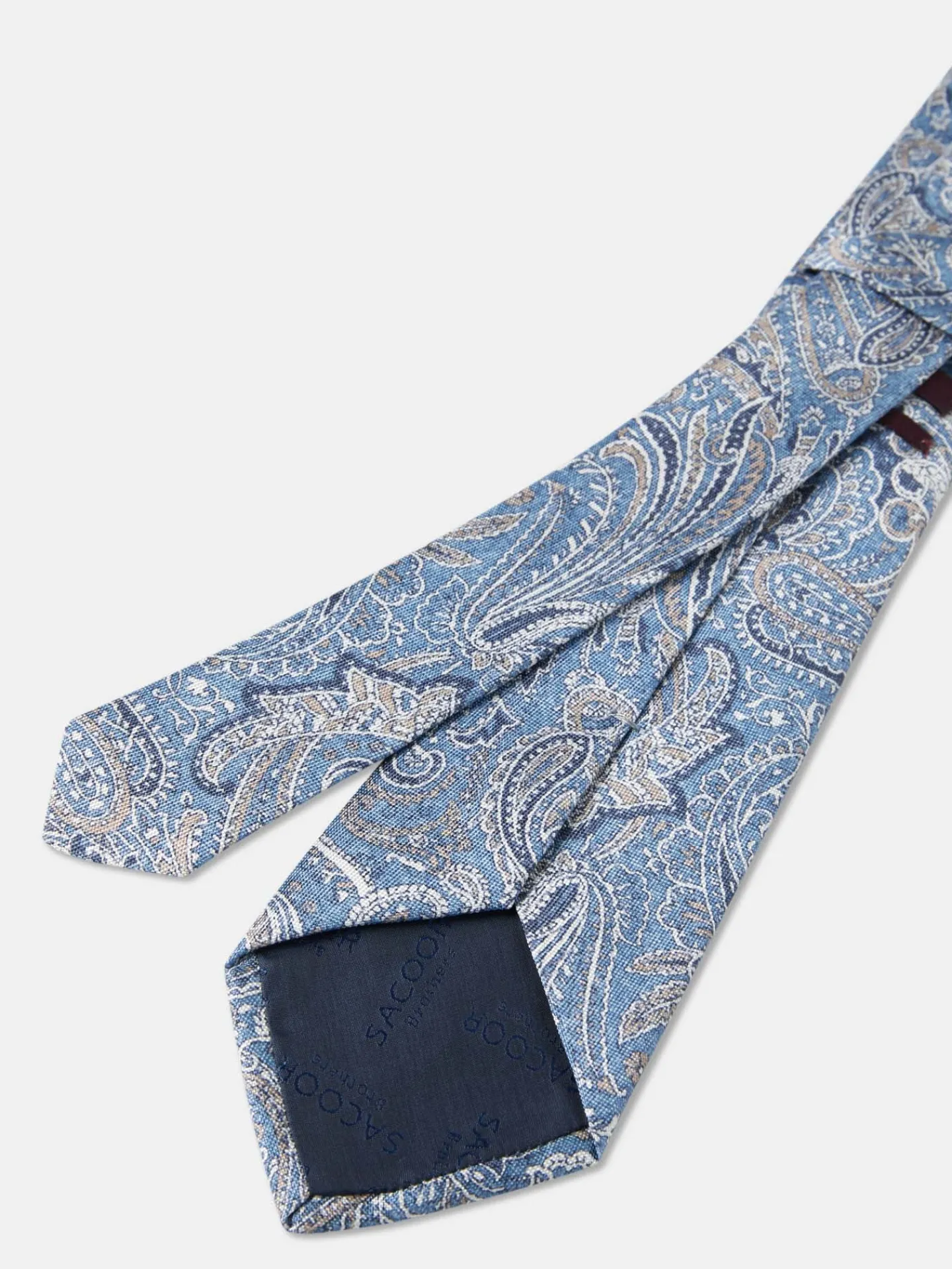 New Cornucopia Pattern Tie 100% Silk 8cm Gravatas