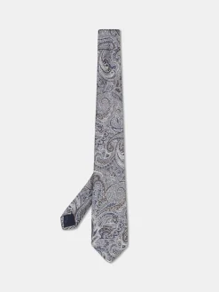 New Cornucopia Pattern Tie 100% Silk 8cm Gravatas
