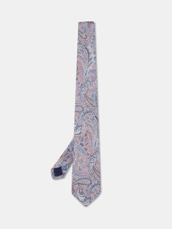 New Cornucopia Pattern Tie 100% Silk 8cm Gravatas