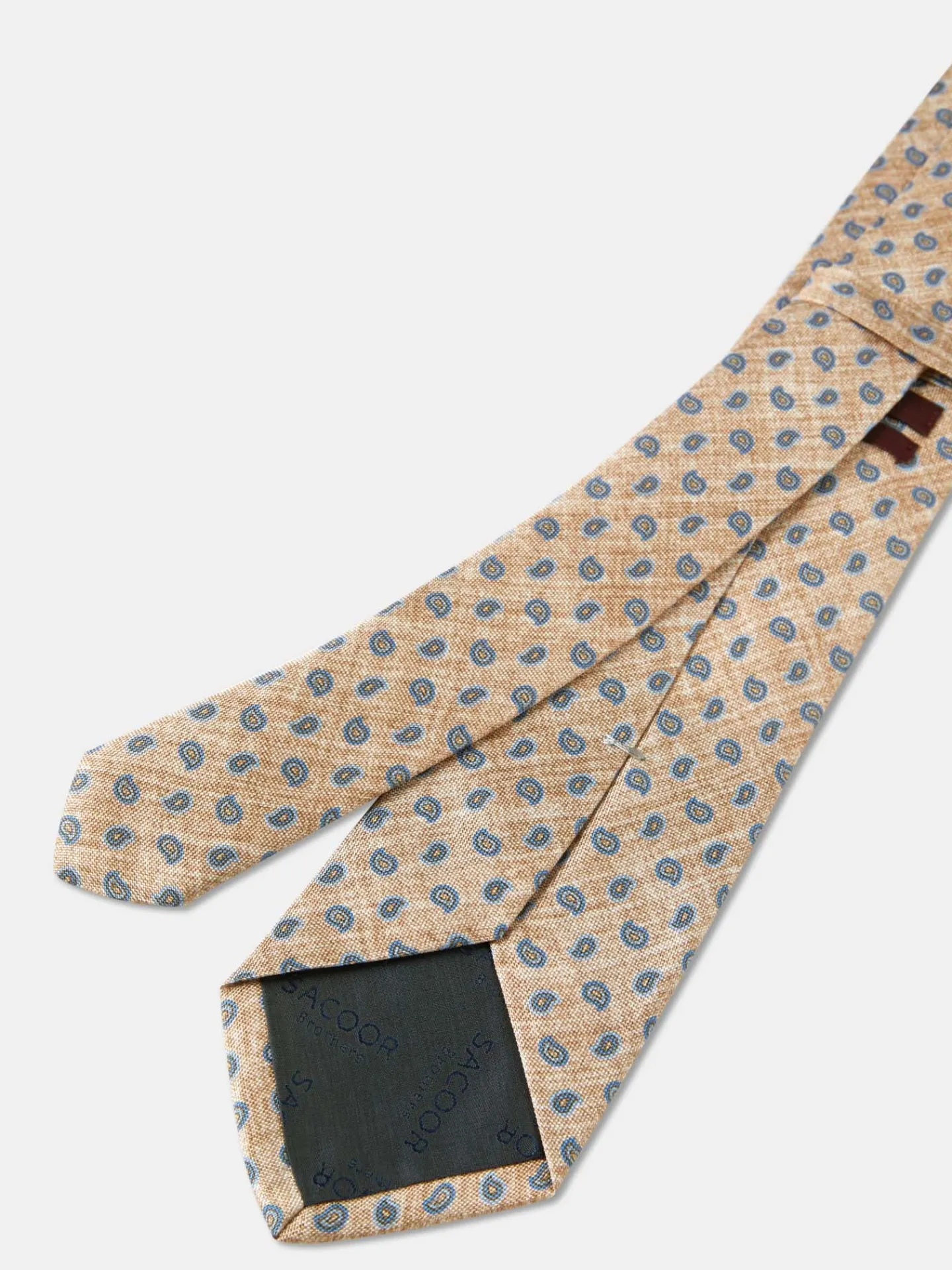 Sale Cornucopia Pattern Tie 100% Silk 8cm Gravatas