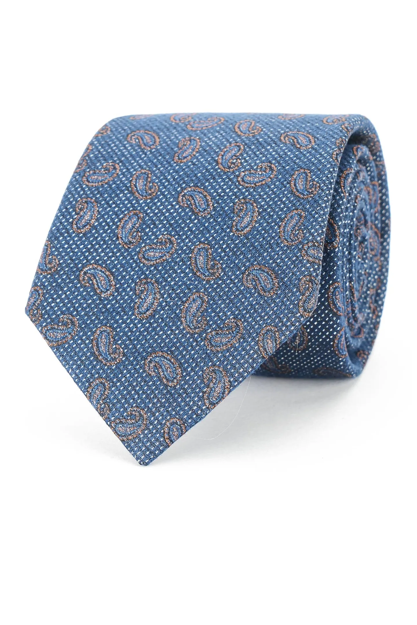 Best Cornucopia Pattern Tie 100% Silk 8cm Gravatas