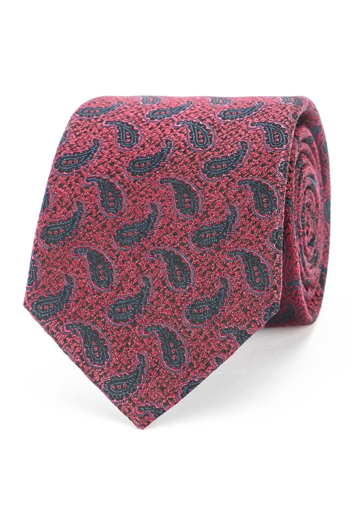 Clearance Cornucopia Pattern Tie 100% Silk 8cm Gravatas