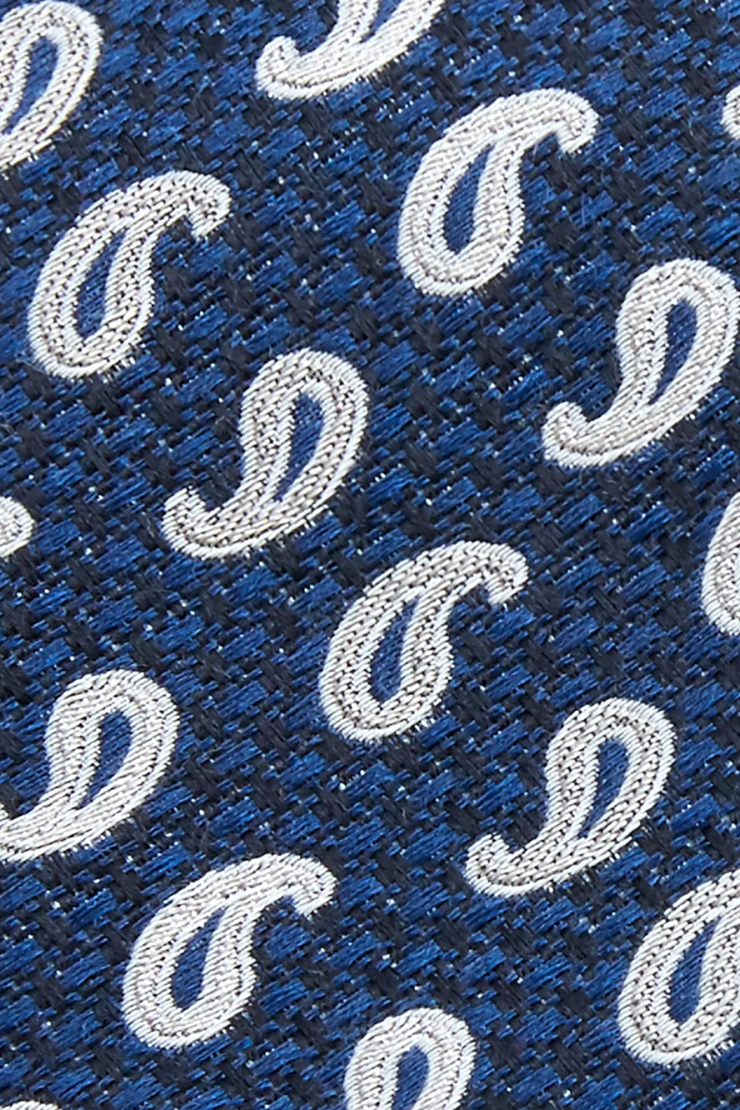 New Cornucopia Pattern Tie Silk and Wool Blend 7,5cm Gravatas
