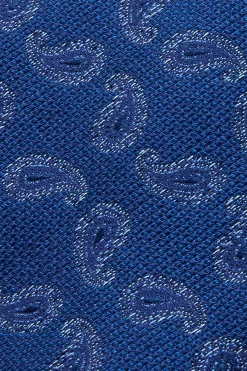 Hot Cornucopia Pattern Tie Silk and Wool Blend 7,5cm Gravatas