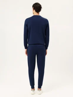 Clearance Cotton Fleece Jogger With Ribbed Waistband Calças Desportivas