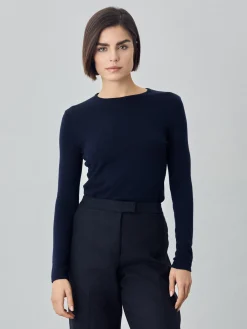 Best Crew Neck Merino Wool Sweater MULHER Camisolas
