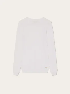 Outlet Crew Neck Seamless Sweater In Wool Cashmere blend MULHER Camisolas