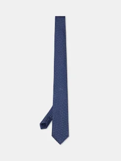 New Floral Pattern Tie 100% Silk 7,5cm Gravatas