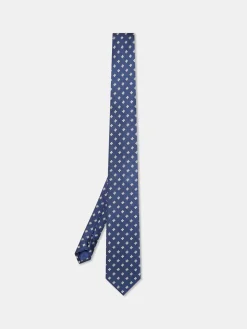 Outlet Floral Pattern Tie 100% Silk 7,5cm Gravatas