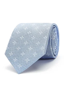 Outlet Floral Pattern Tie 100% Silk 8cm Gravatas