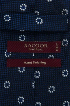 Clearance Floral Pattern Tie 100% Silk 8cm Gravatas