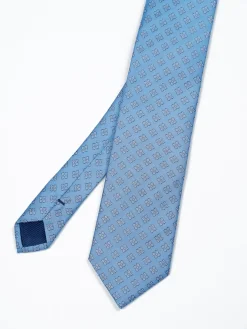 Clearance Floral Pattern Tie 100% Silk 7,5cm Gravatas