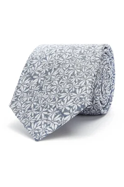 Best Floral Pattern Tie 100% Silk 8cm Gravatas