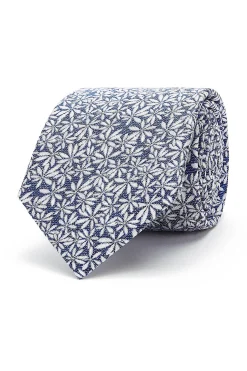 Best Floral Pattern Tie 100% Silk 8cm Gravatas