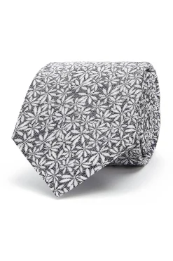 Best Floral Pattern Tie 100% Silk 8cm Gravatas